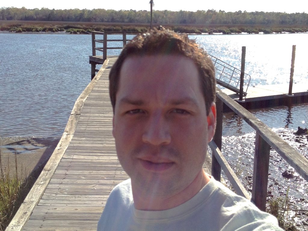 Bryan McElveen near the Ashley River in Charleston.