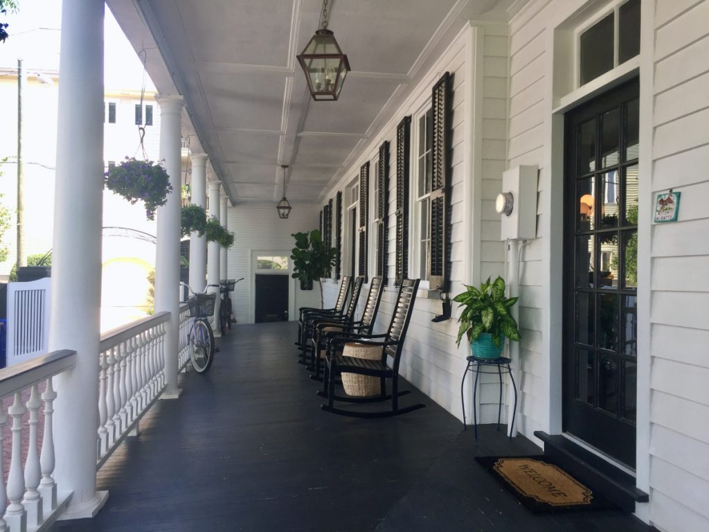 The piazza of a Charleston Single House